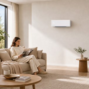 Chauffage soufflant mural 2000W chauffage céramique PTC radiateur réglable timer oscillant télécommande blanc