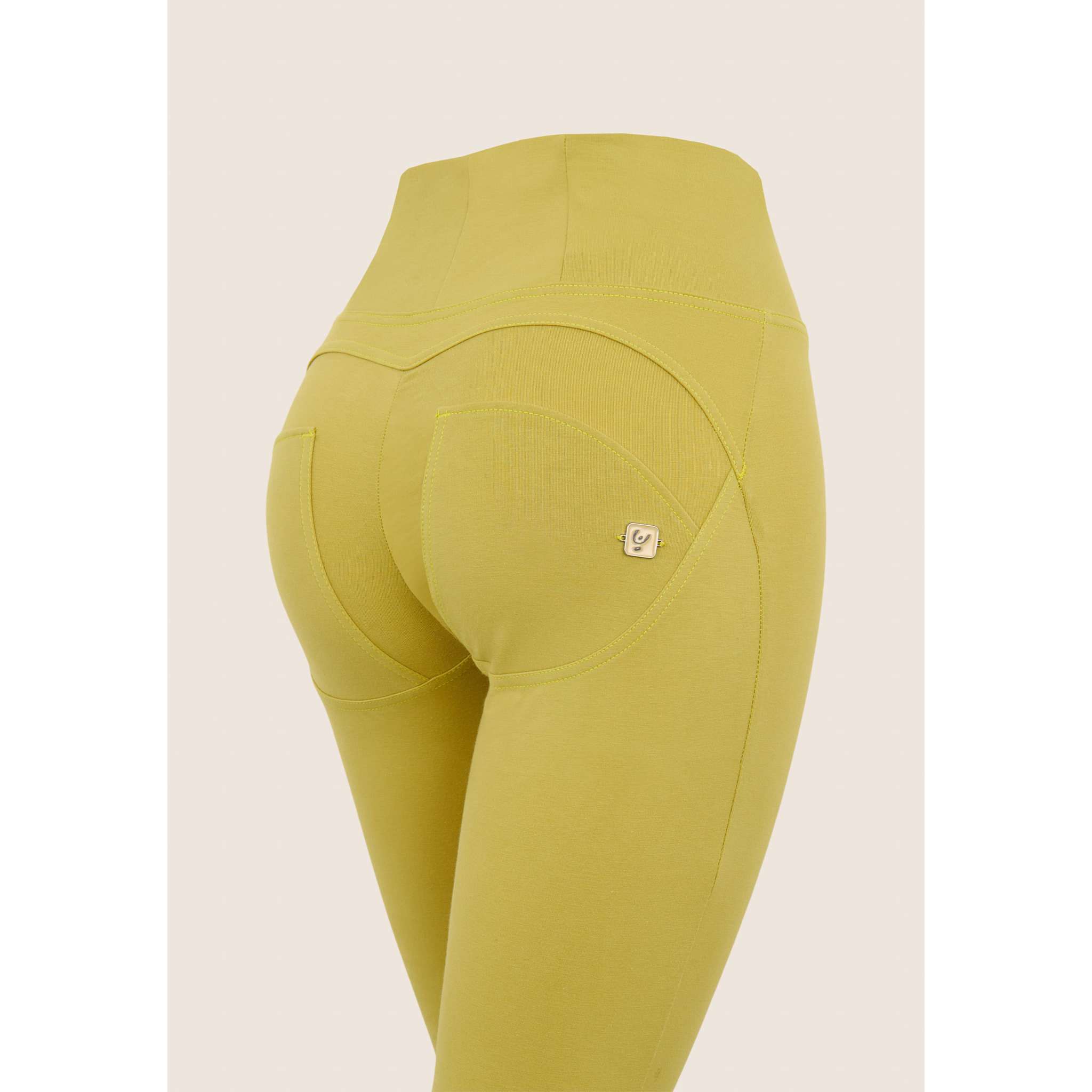 Pantaloni push up WR.UP® 7/8 superskinny vita alta con zip