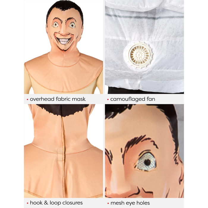 DISFRAZ SKIBIDI HINCHABLE INF