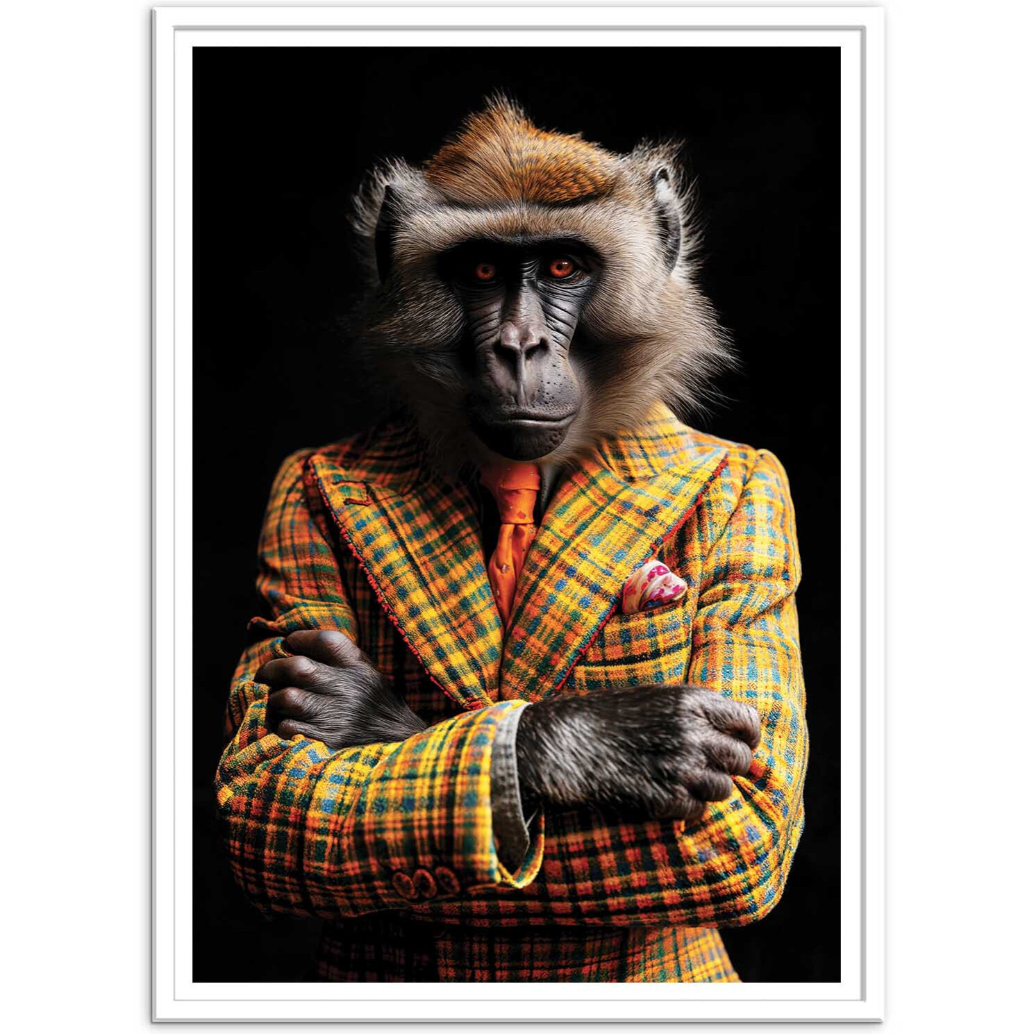Affiche - Baboon Wild Suits - Philippe Hugonnard