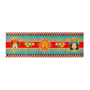 Tappeto Excelsa Sicilian Rhapsody in poliestere 55x180 cm multicolore