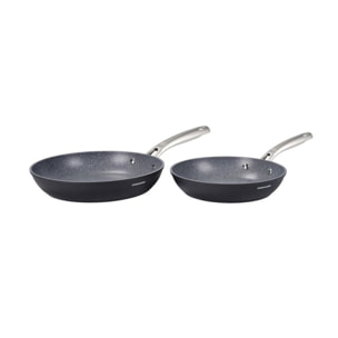 Forgé set de 2 Poêles