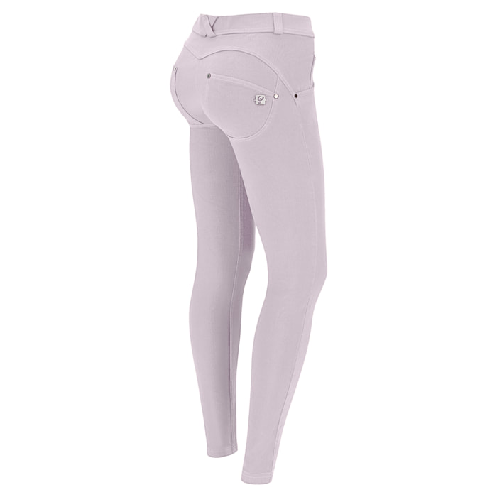 Pantaloni push up WR.UP® vita alta superskinny tessuto navetta