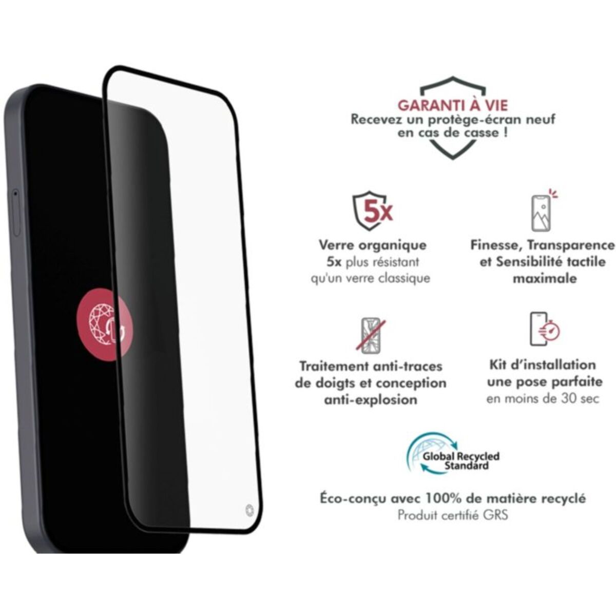 Protège écran FORCE GLASS Google Pixel 10A