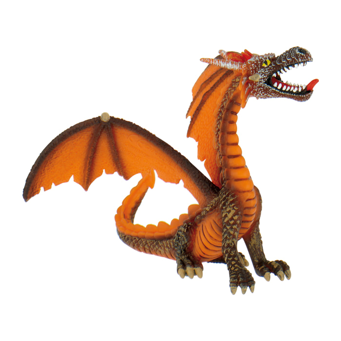 Fantasy/Drago Seduto Arancione