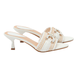 Sandali con accessorio - tacco 6,5 cm