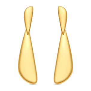 Pendientes Dehi acabado oro amarillo 18k