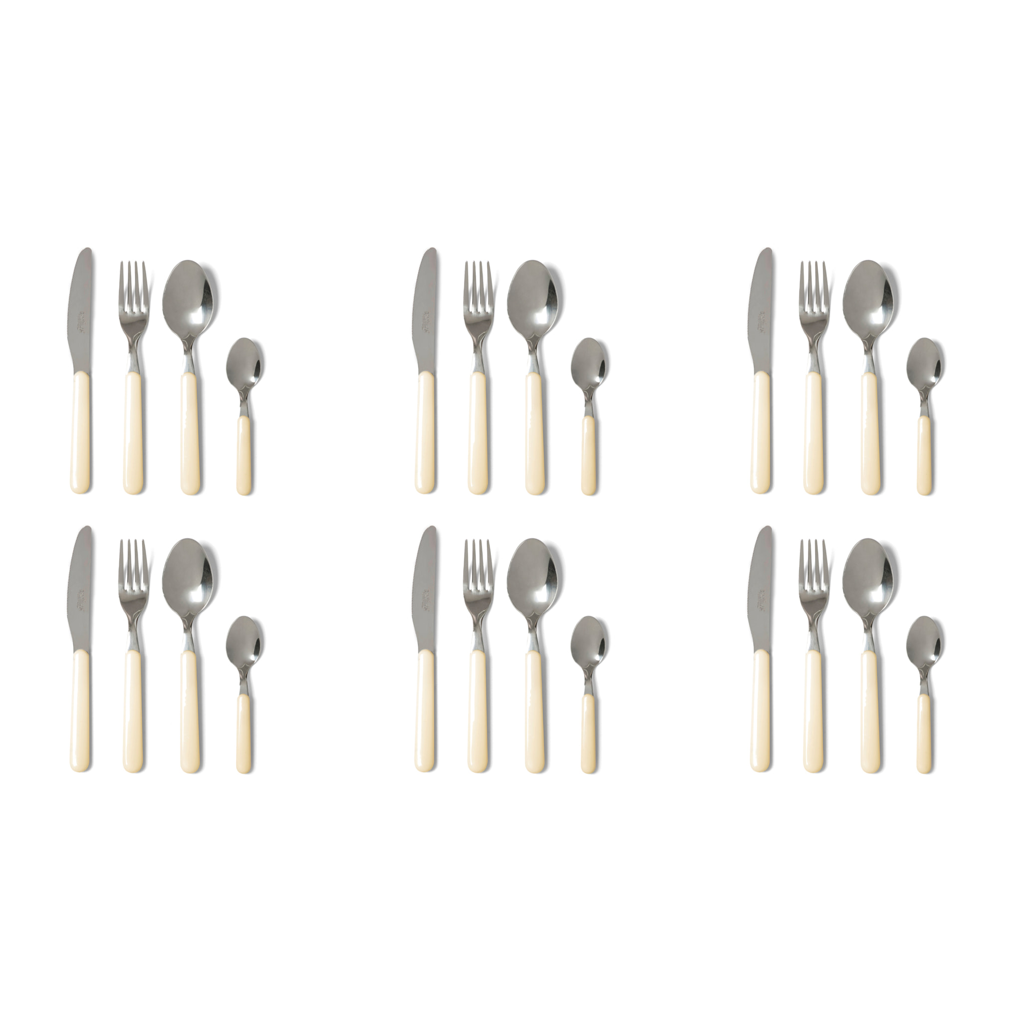 Servizio 24 posate Excelsa – Fashion, Acciaio Crema