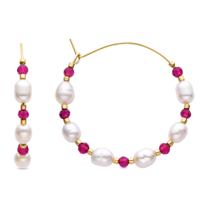 Pendientes Lux by Lux acabados oro 18k