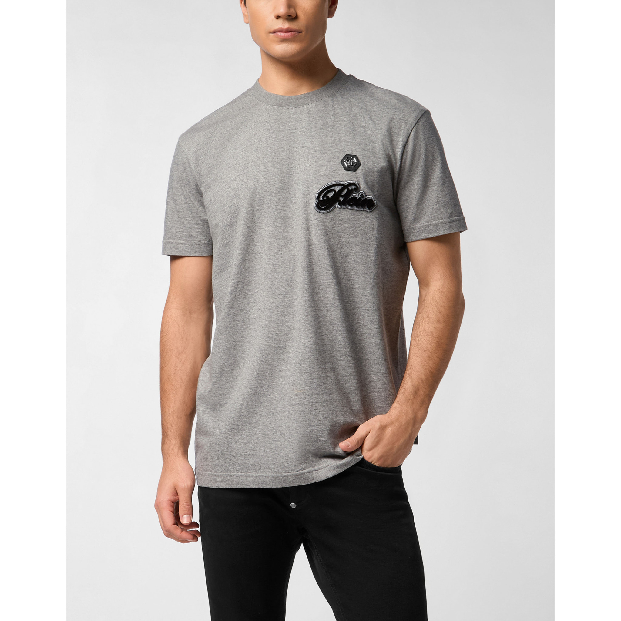 PHILIPP PLEIN Camiseta Cuello Redondo Ss SIGNATURE