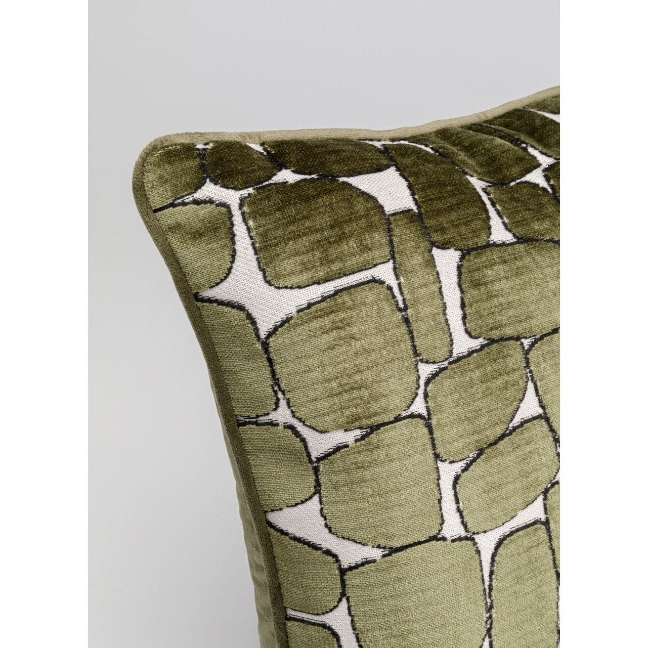 Coussin Pebbles vert Kare Design
