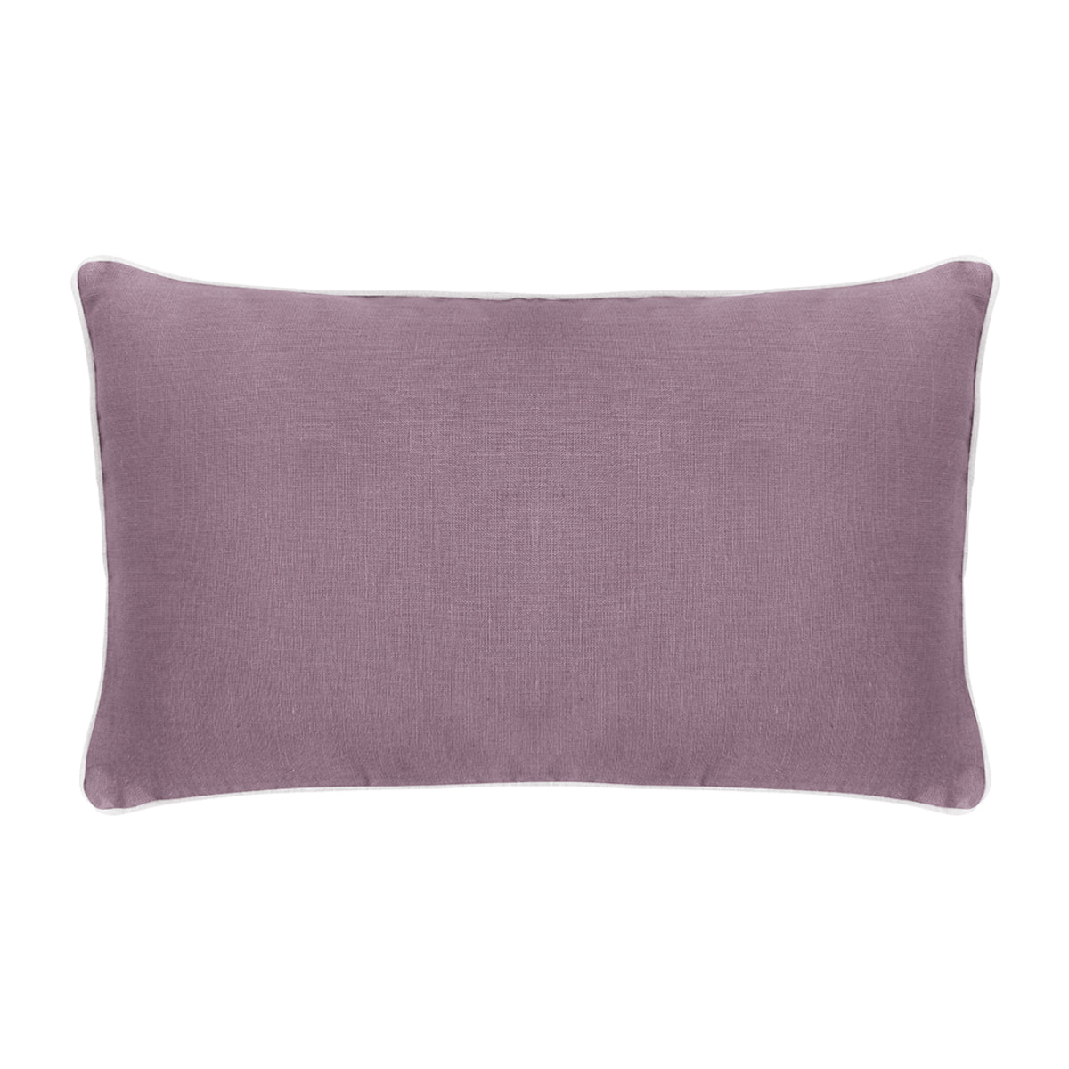 Housse de coussin matelassé en lin, ARTY, Violet lias