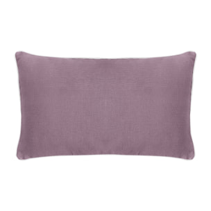 Housse de coussin matelassé en lin, ARTY, Violet lias