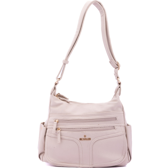 Borsa a spalla da donna - Modello False - Ecopelle - 33.0 x 25.0 x 14.0 cm
