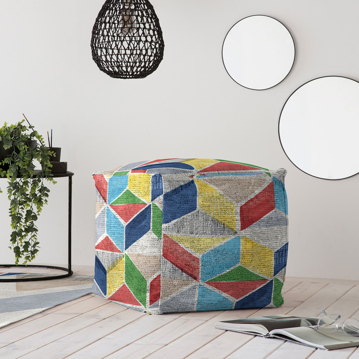 Pouf amovible en coton NAF NAF ALIKA