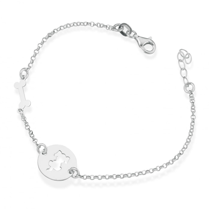 Bracciale Hiriwa 925 Cane e Osso Argento