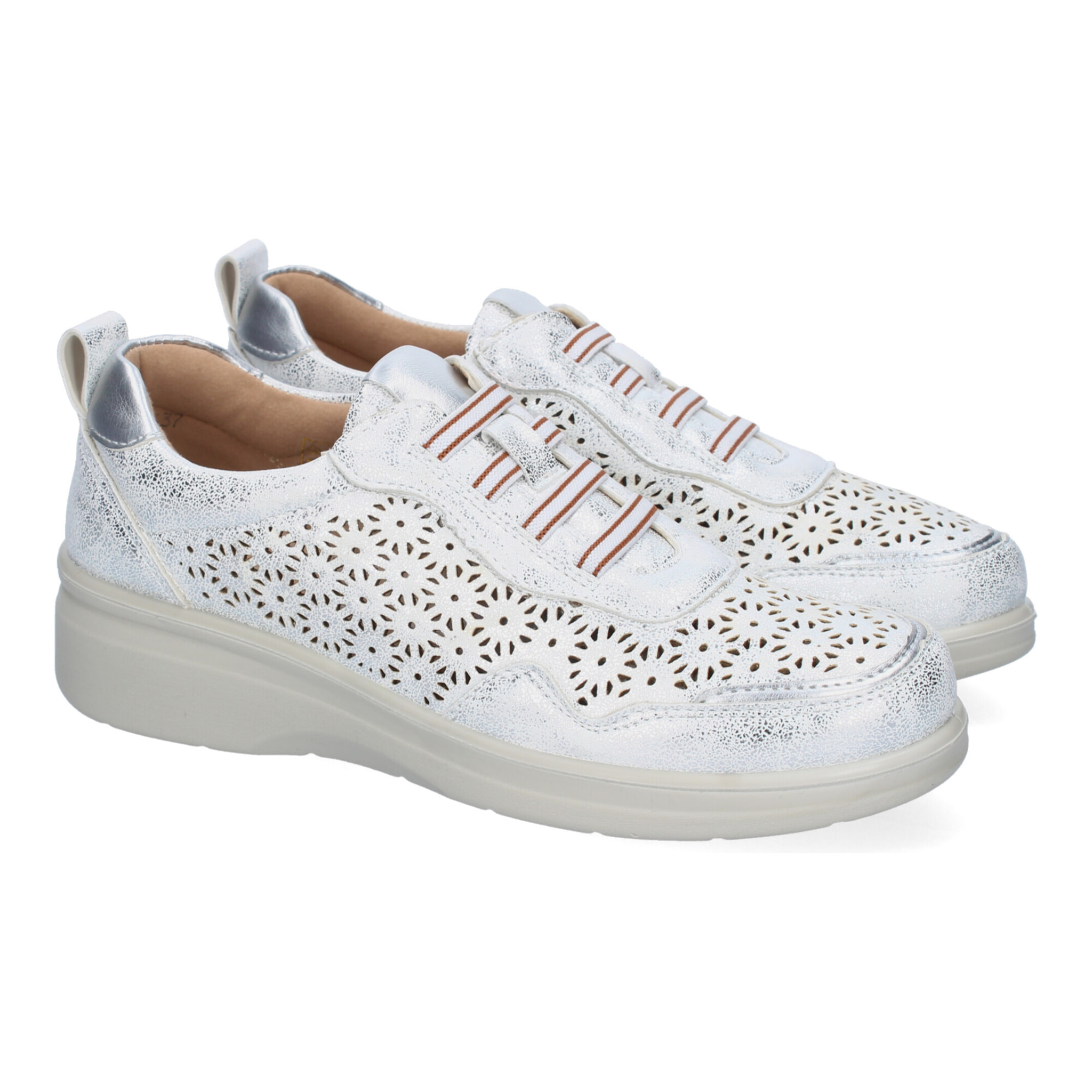 Zapatillas Casual Slip On de Mujer, Diseño Elegante Calado, Comodas Sin Cierre