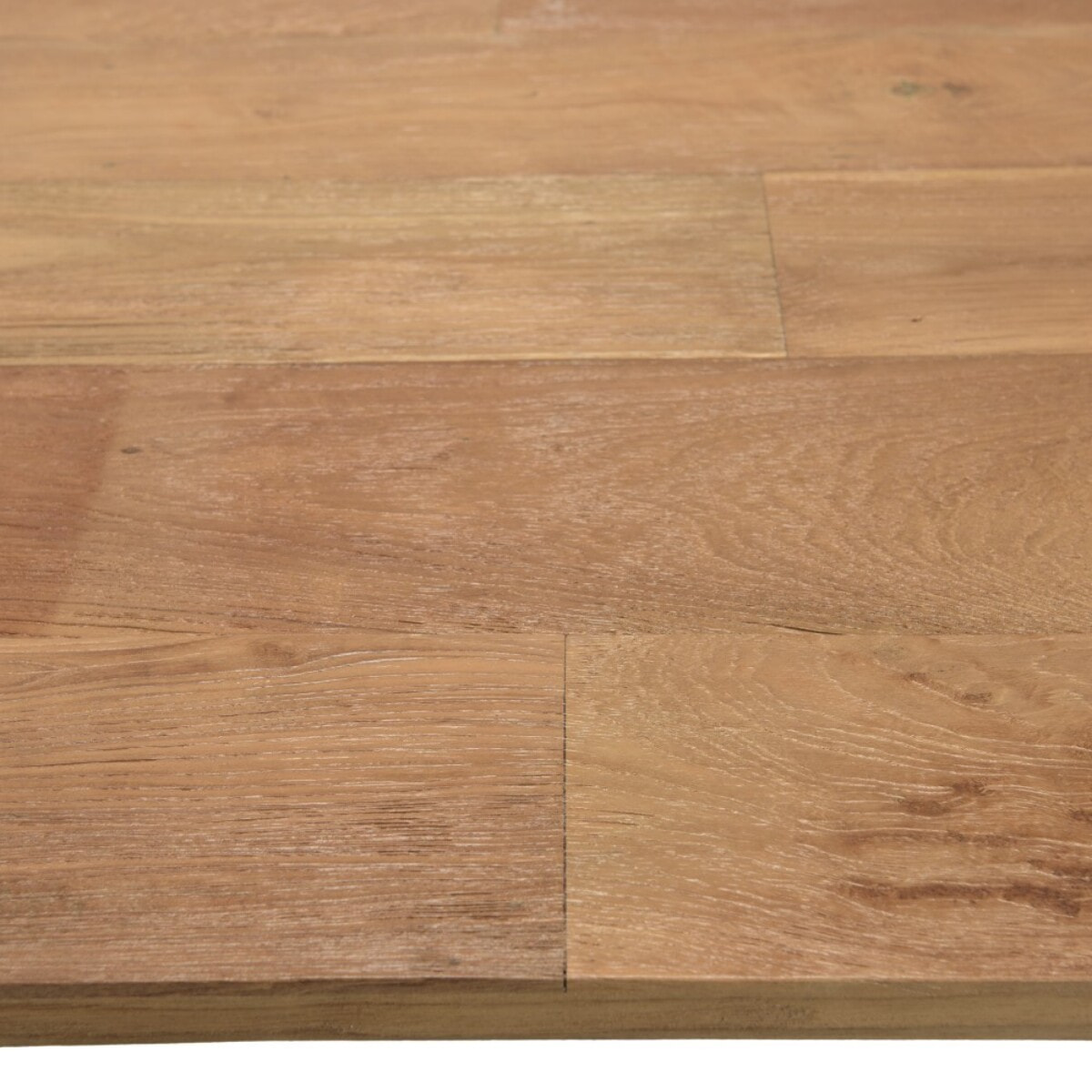 MAXENCE - Table à manger extensible 240/292x100cm en teck recyclé
