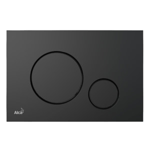 Pack WC bâti-autoportant + WC Infinitio noir mat sans bride + Abattant softclose + Plaque noire mat (SMART-BlackInfinitio-2)