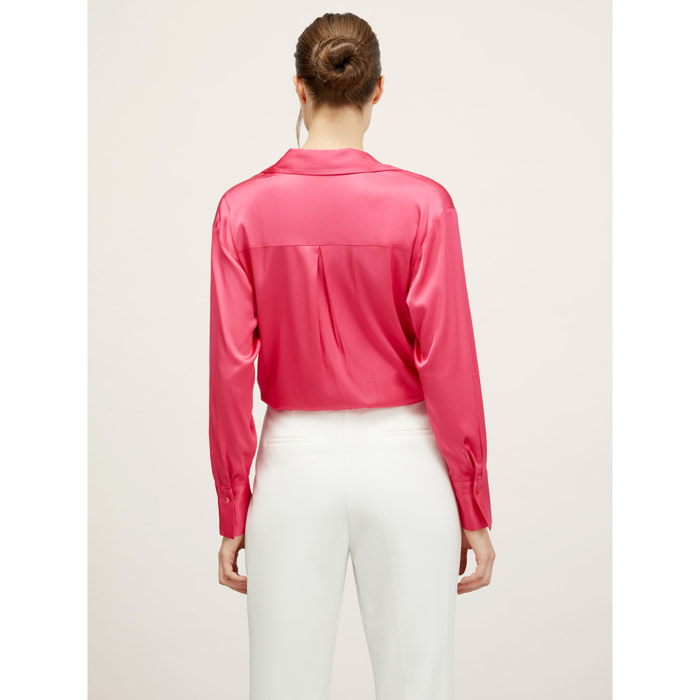 Motivi - Camicia satin - Fucsia