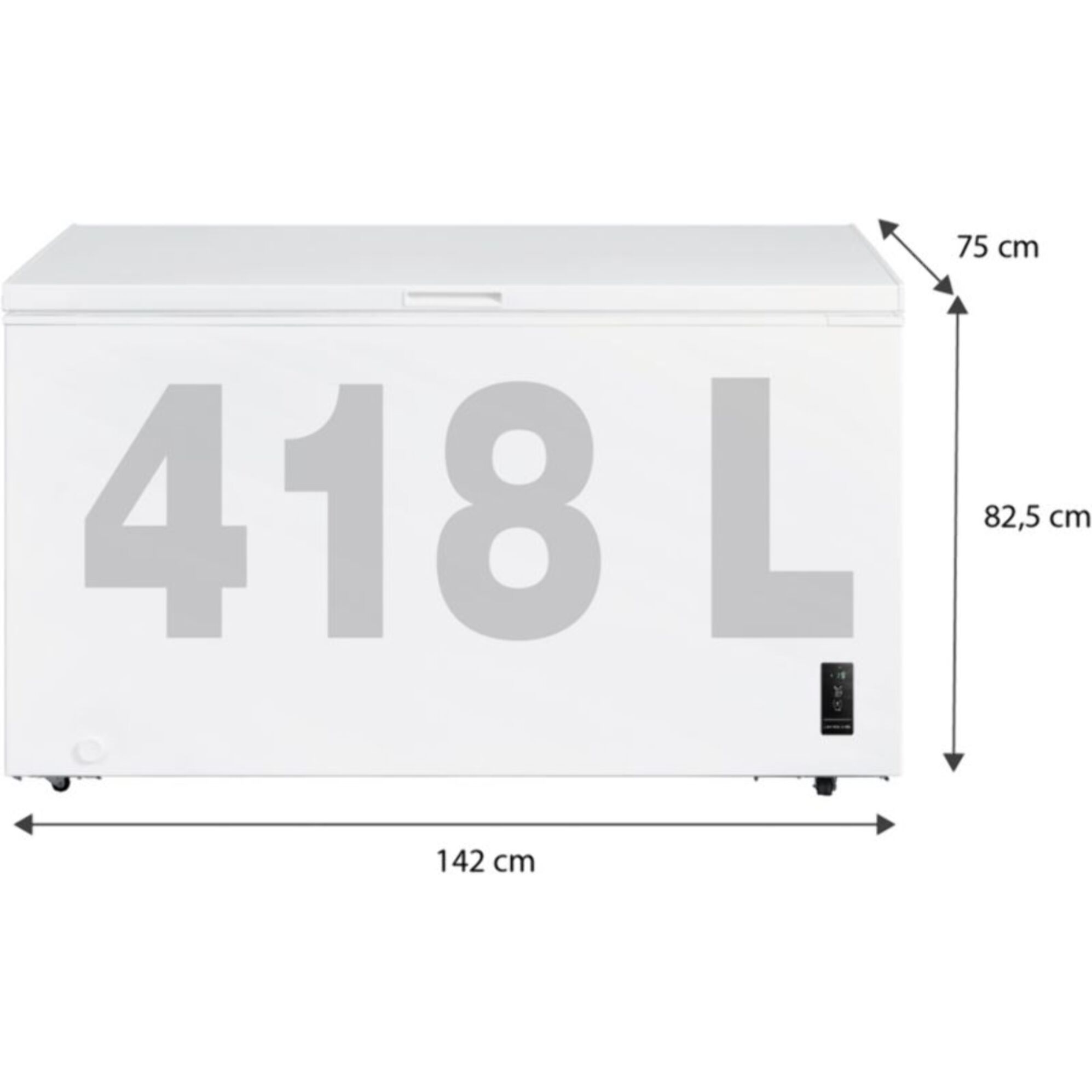 Congélateur coffre ESSENTIELB ECC85-140miB1