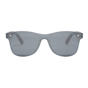 Gafas de Sol Feler 1504M-2 Polarizadas de Madera Unisex 55 mm