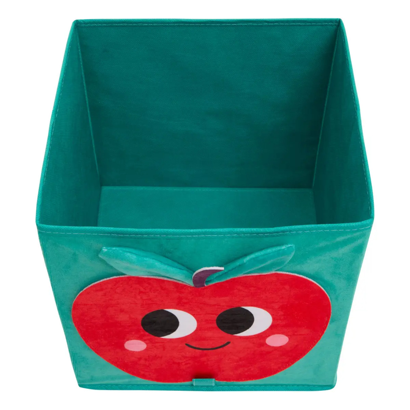 Panier de rangement Cha Cha Pop 29x29cm Vert imprimé Pomme
