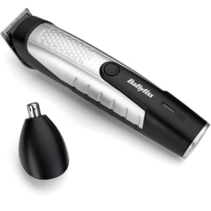 Tondeuse barbe BABYLISS T812E, 14 hauteurs de coupe, précision 0,5 mm, autonomie 180 mn