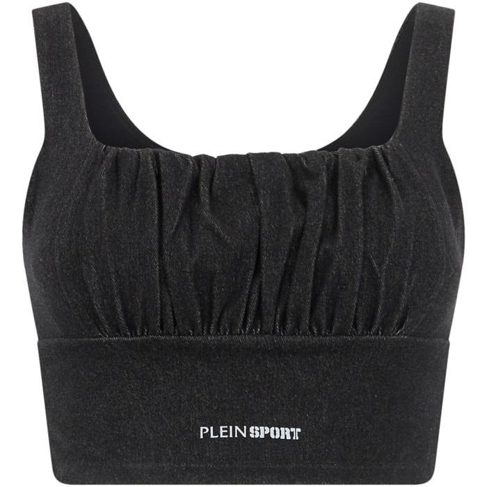 PLEIN SPORT Top Denim Touch PS