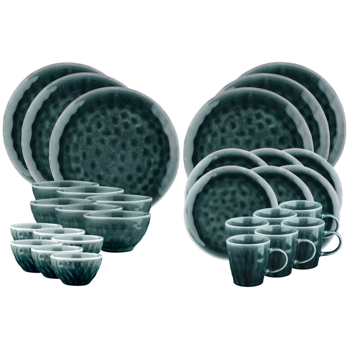 Service Complet MOON - 30 pièces - Pétrole