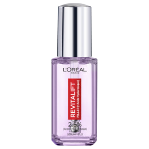 L'Oréal Paris Revitalift Filler Sérum Yeux à l'Acide Hyaluronique et à la Caféine 20ml