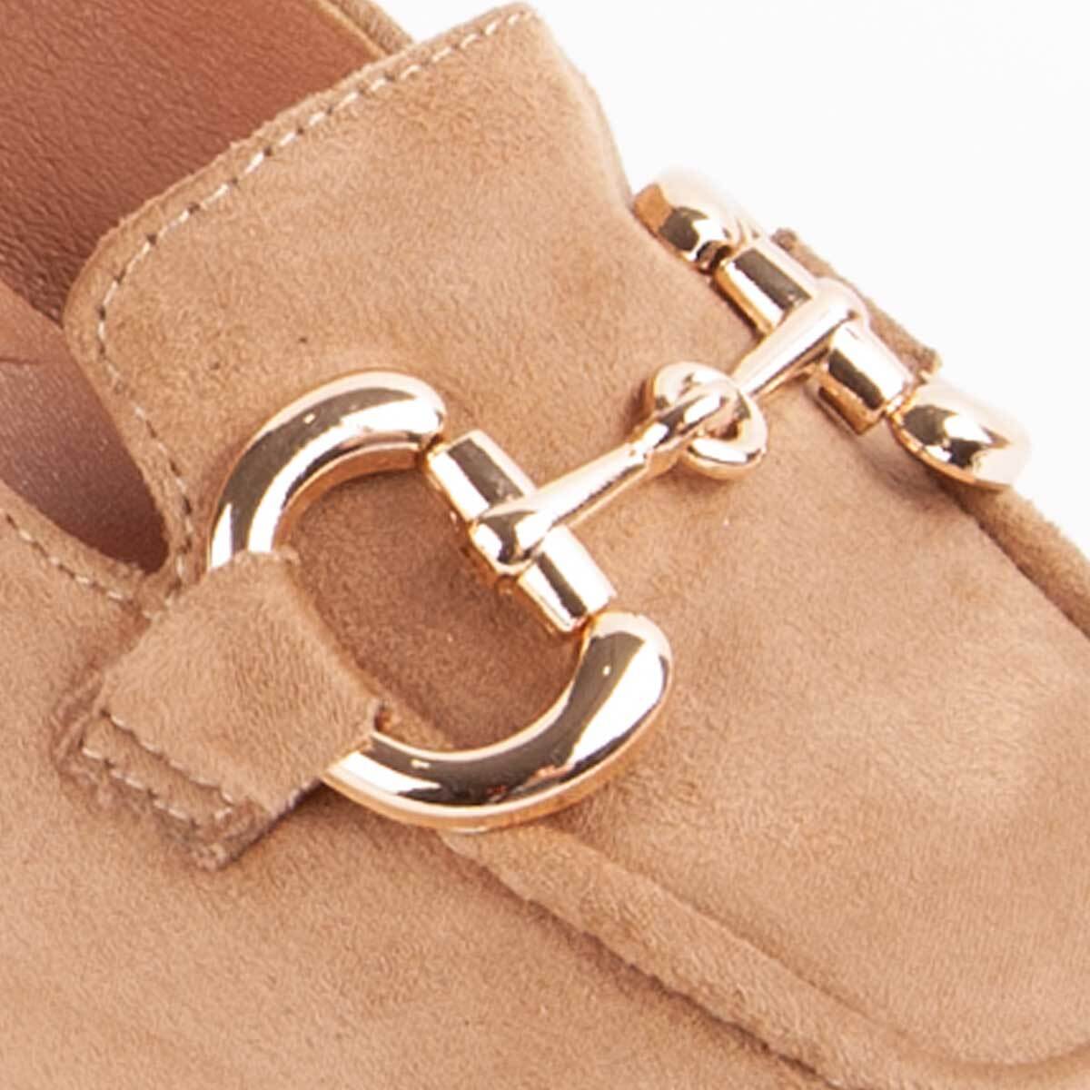 Zapato De Tacón - Marron - Altura: 7 Cm