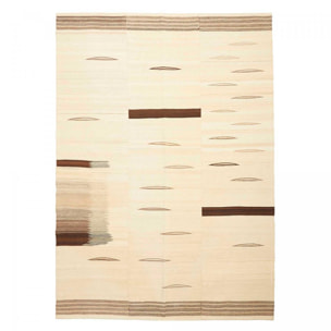 Authentique Tapis d'Orient kilim fait main en laine F