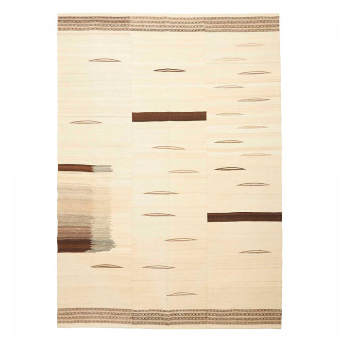 Authentique Tapis d'Orient kilim fait main en laine F