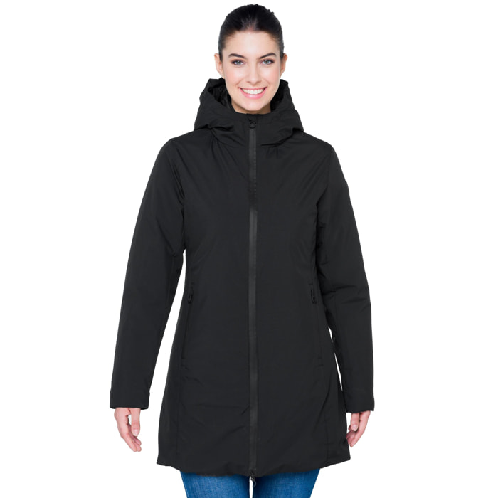 Parka Hot Buttered Anouk con capucha ajustable Negro