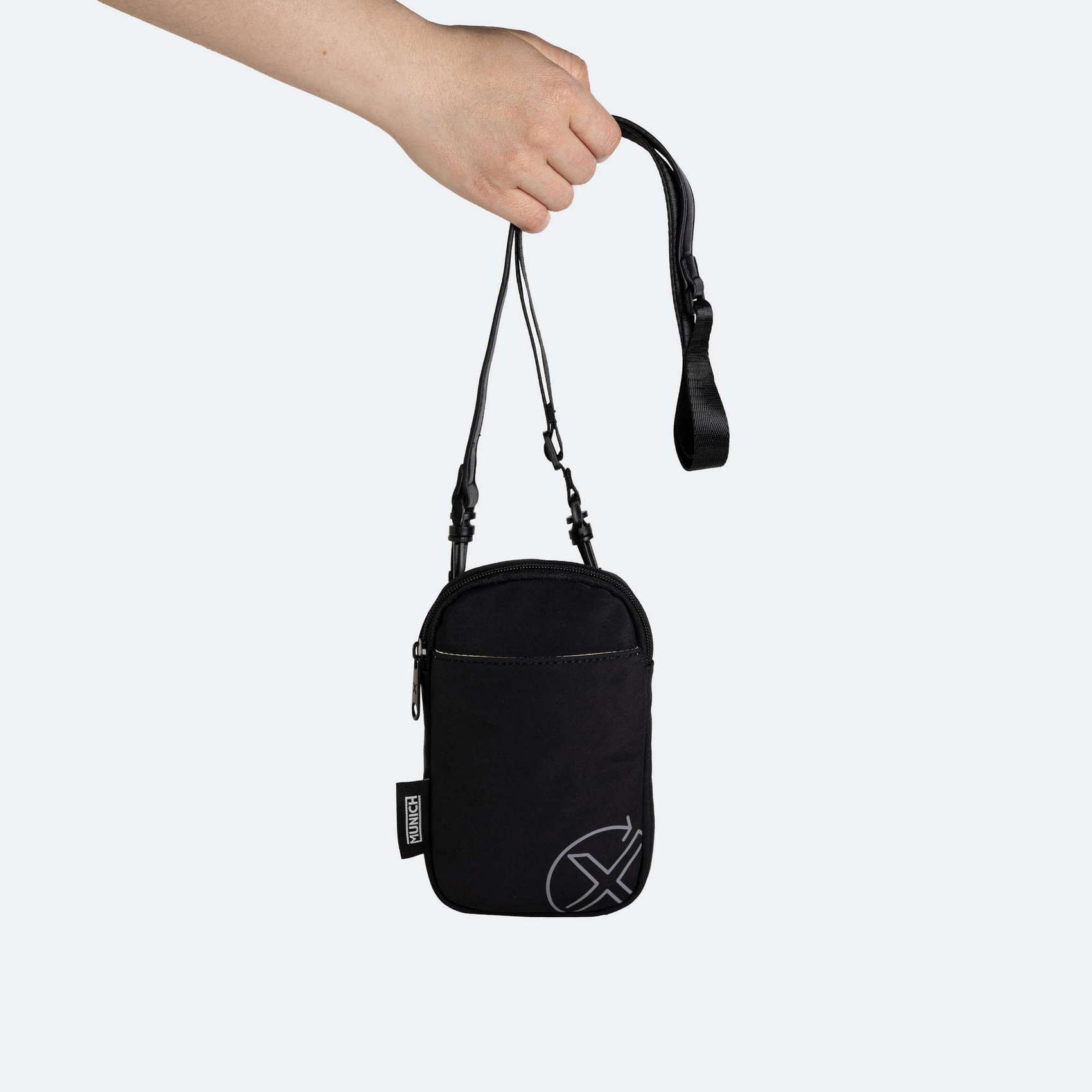 RECYCLED X CROSSBODY SMALL BLACK