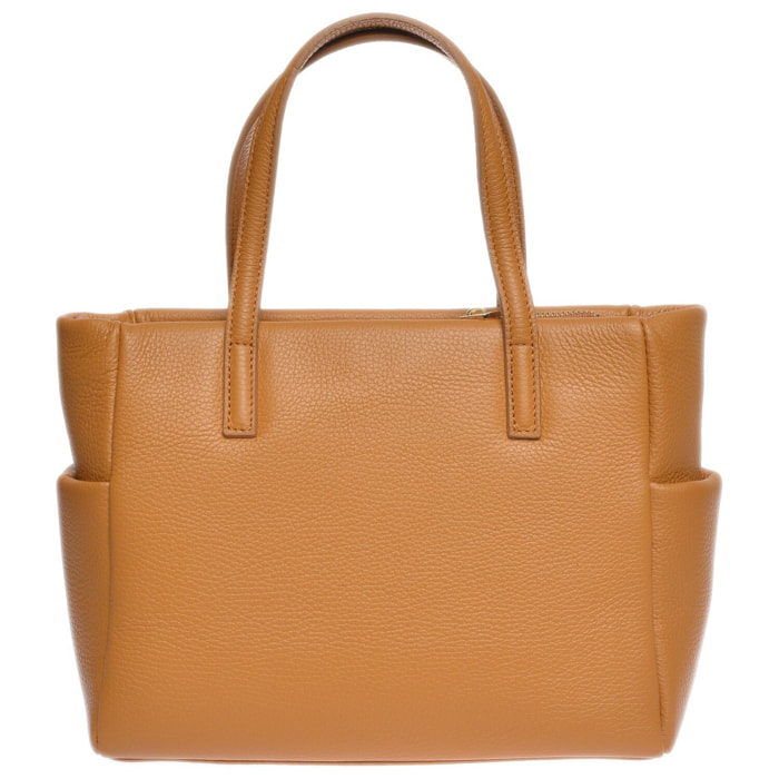 Borsa a mano Anna Luchini Cammello
