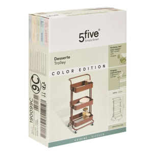 Desserte Color edition 3 niveaux 45x36,5x86cm marron