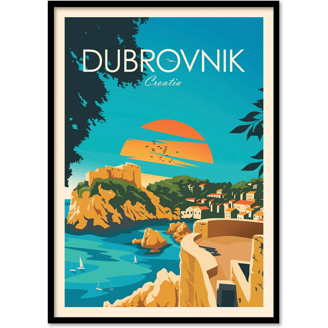 Affiche - Dubrovnik - Studio Inception