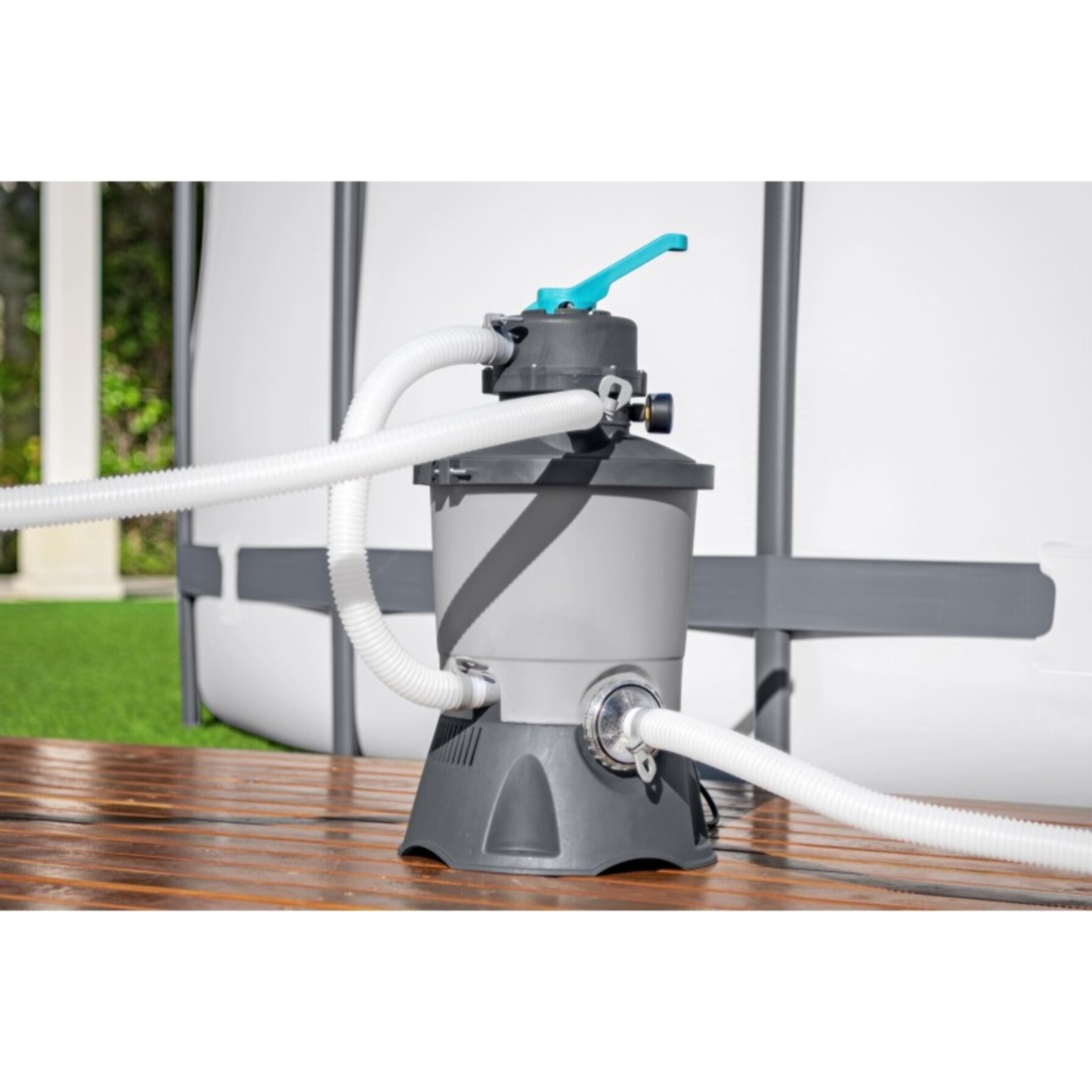 Bestway Pompe de filtration à sable pour piscine hors sol 3 596 L/h