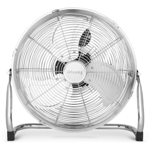 Ventilador En Metal, 3 Velocidades, 3 Aspas, Diseño Retro.