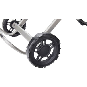 Barbecue gaz WEBER Traveler Black sur chariot, 63.5x34.3 cmcm