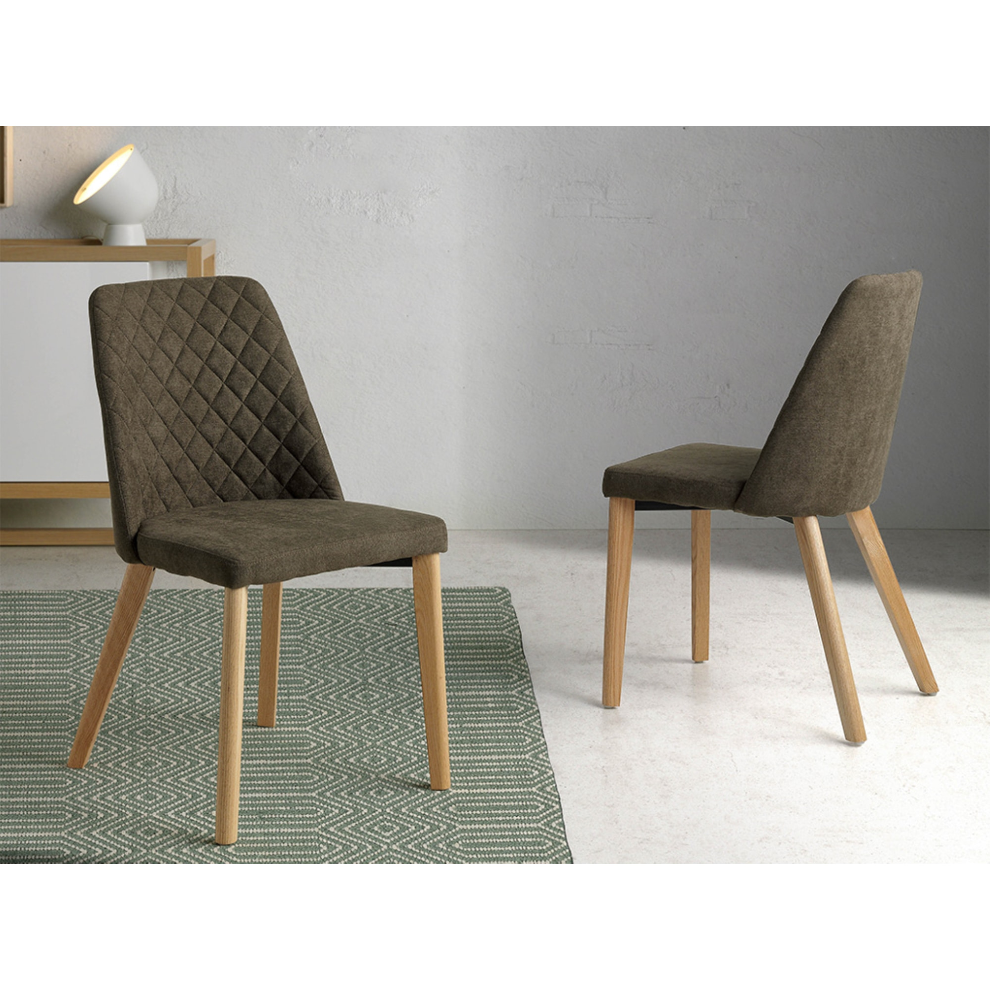 Set de 2 sillas – Marrón caqui