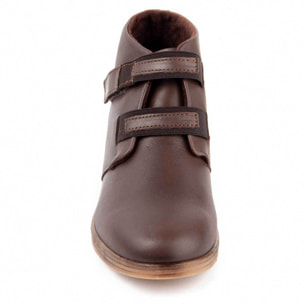 Botín De Cuña - Marrón - Altura: 4 Cm