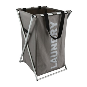 Panier à  linge LAUNDRY 50L Taupe MSV