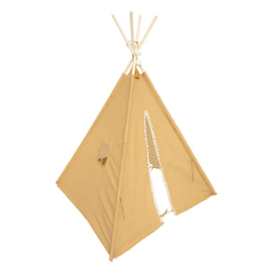 Tipi pour enfant Wapi 120x120x160cm ocre