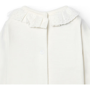 Body bebé manga larga cuello batista