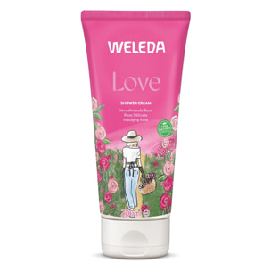 WELEDA - Crème de Douche Love Rose Délicate - 200 ml