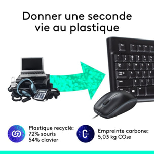 Clavier + Souris LOGITECH MK120