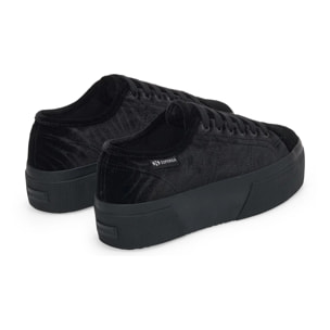 Superga - Scarpe da donna Donna Nero - 3790 VELVET ZEBRA LEGGERA